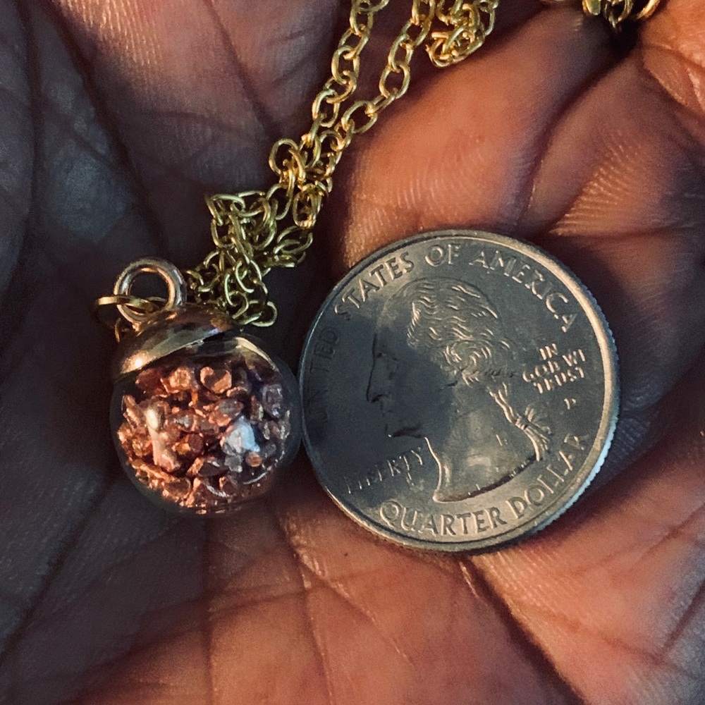 Necklace EMF, EMP, RFID Shied Reflects Pendant - Picture 3 of 3